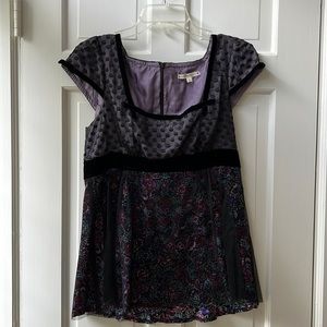 Nenette Lepore umpire waist top